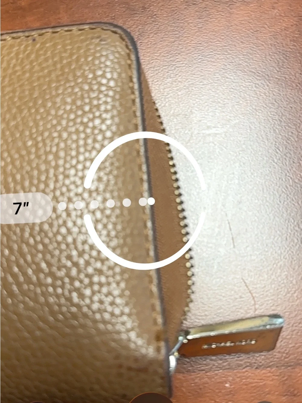 Michael Kors Wallet Tan Leather Wristlet women